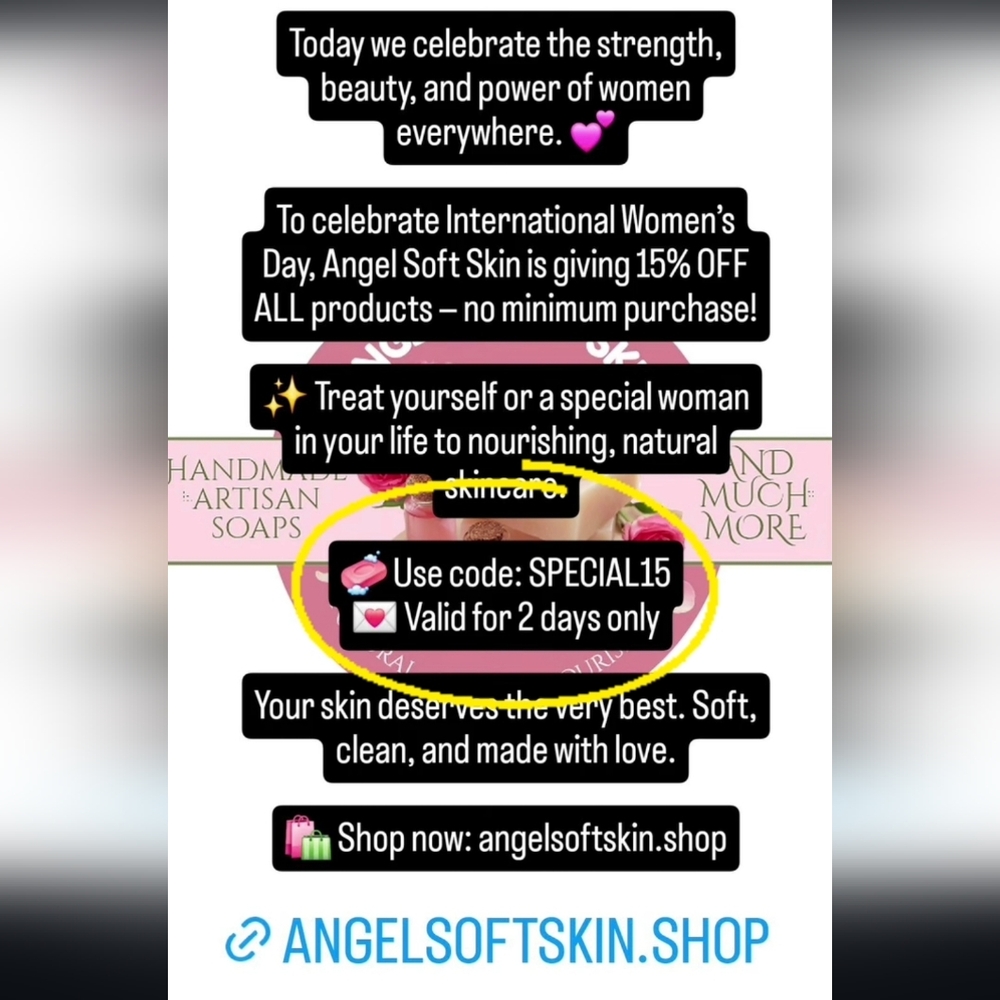 Handmade Artisan Soap Bundle in Pink and White